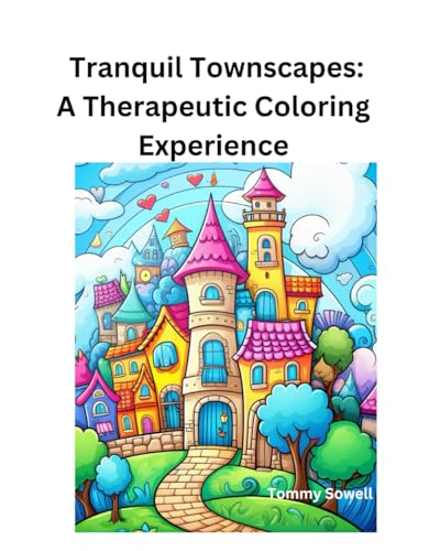 Tranquil Townscapes: A Therapeutic Coloring Experience von Independently published